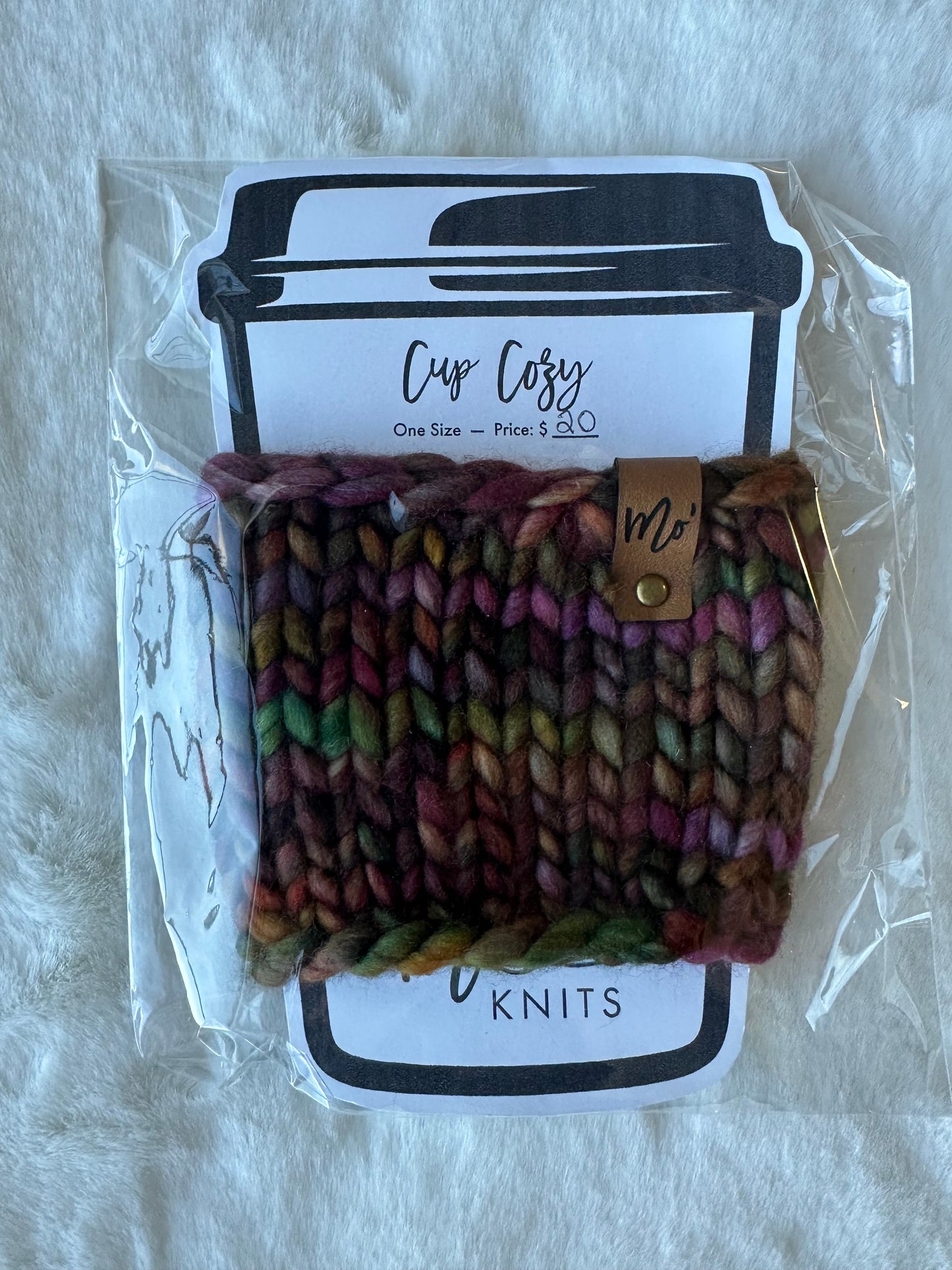 Luxury Cup Cozy - Purple & Green