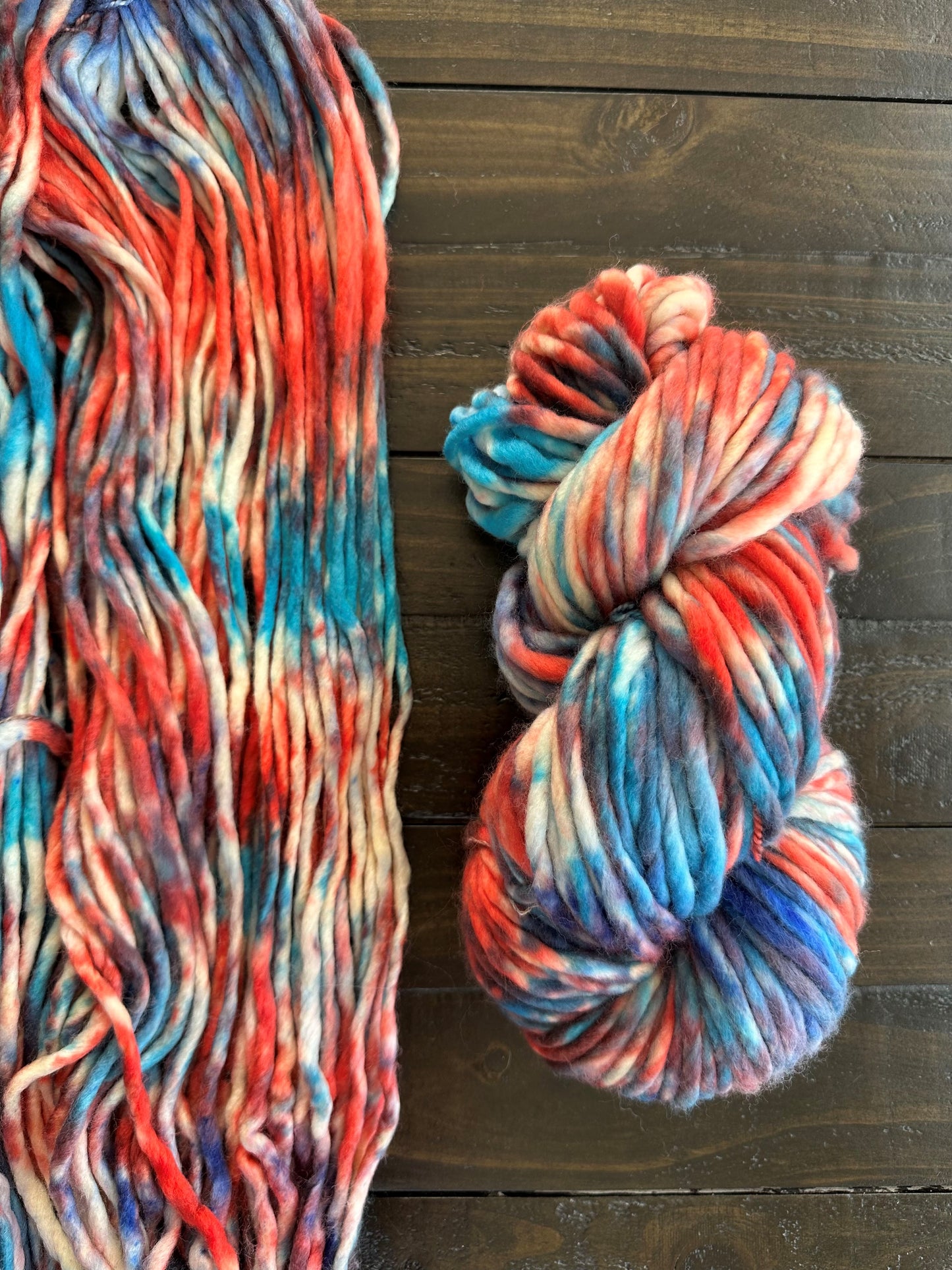 Hand Dyed Super Bulky Merino Wool