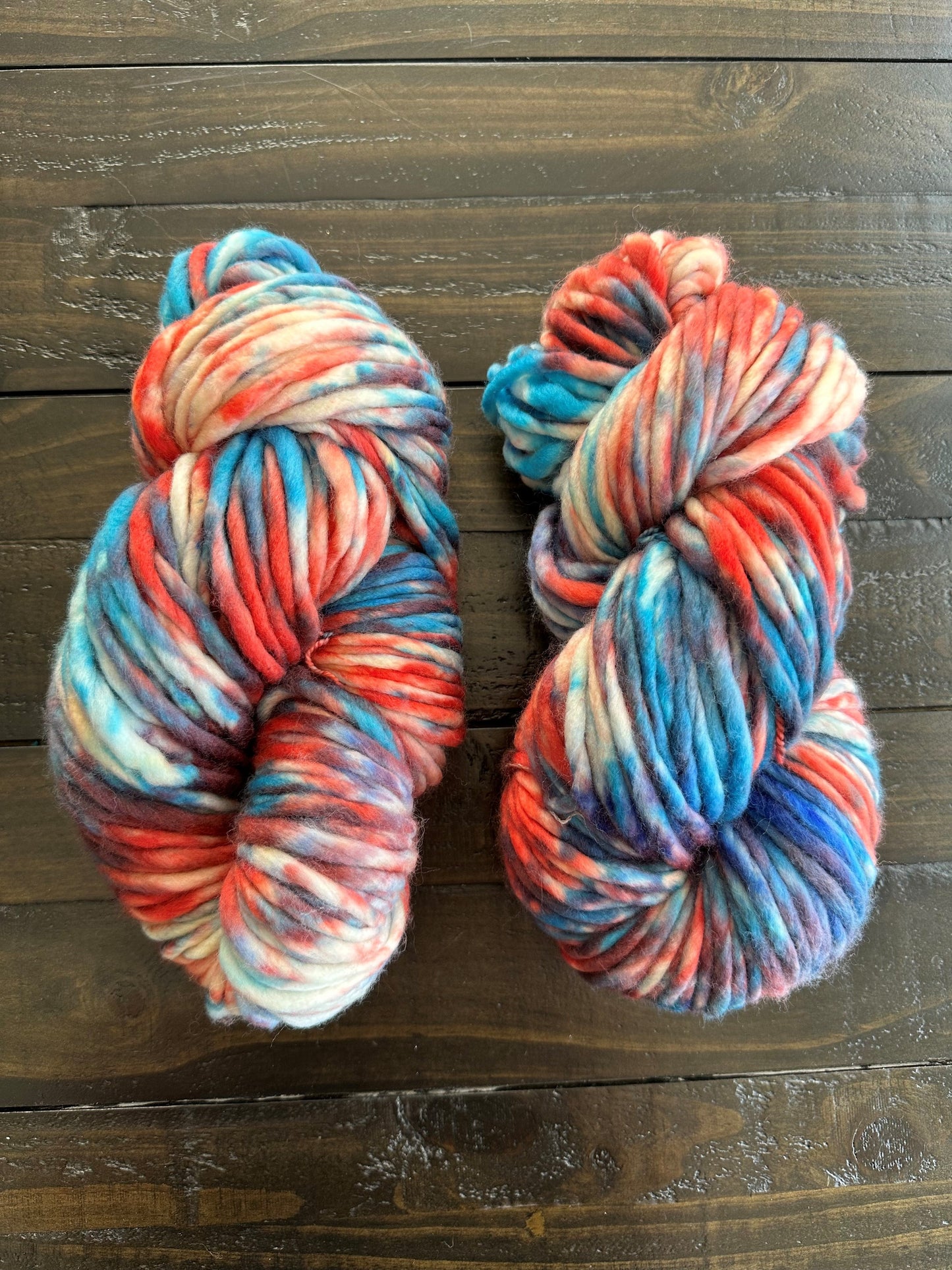 Hand Dyed Super Bulky Merino Wool