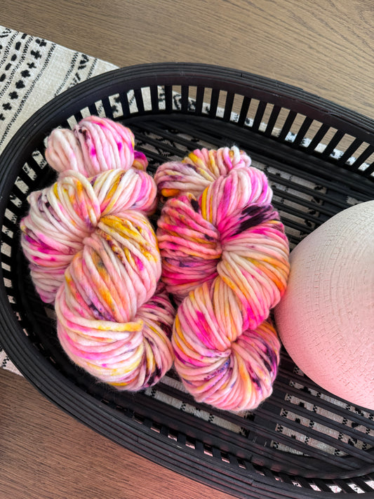 Hand Dyed Super Bulky Merino Wool